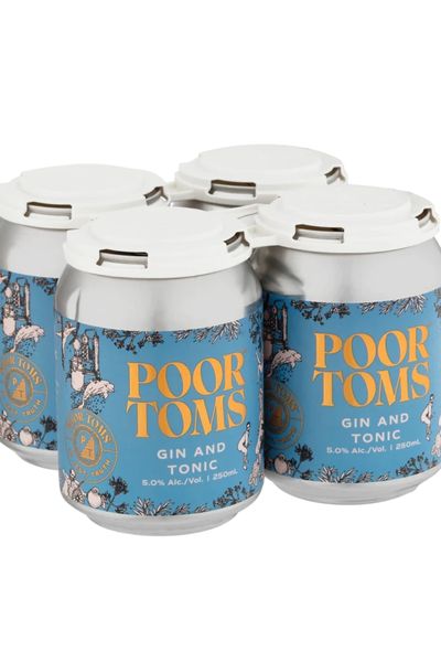 Poor Toms Gin And Tonic Can 4 Pack