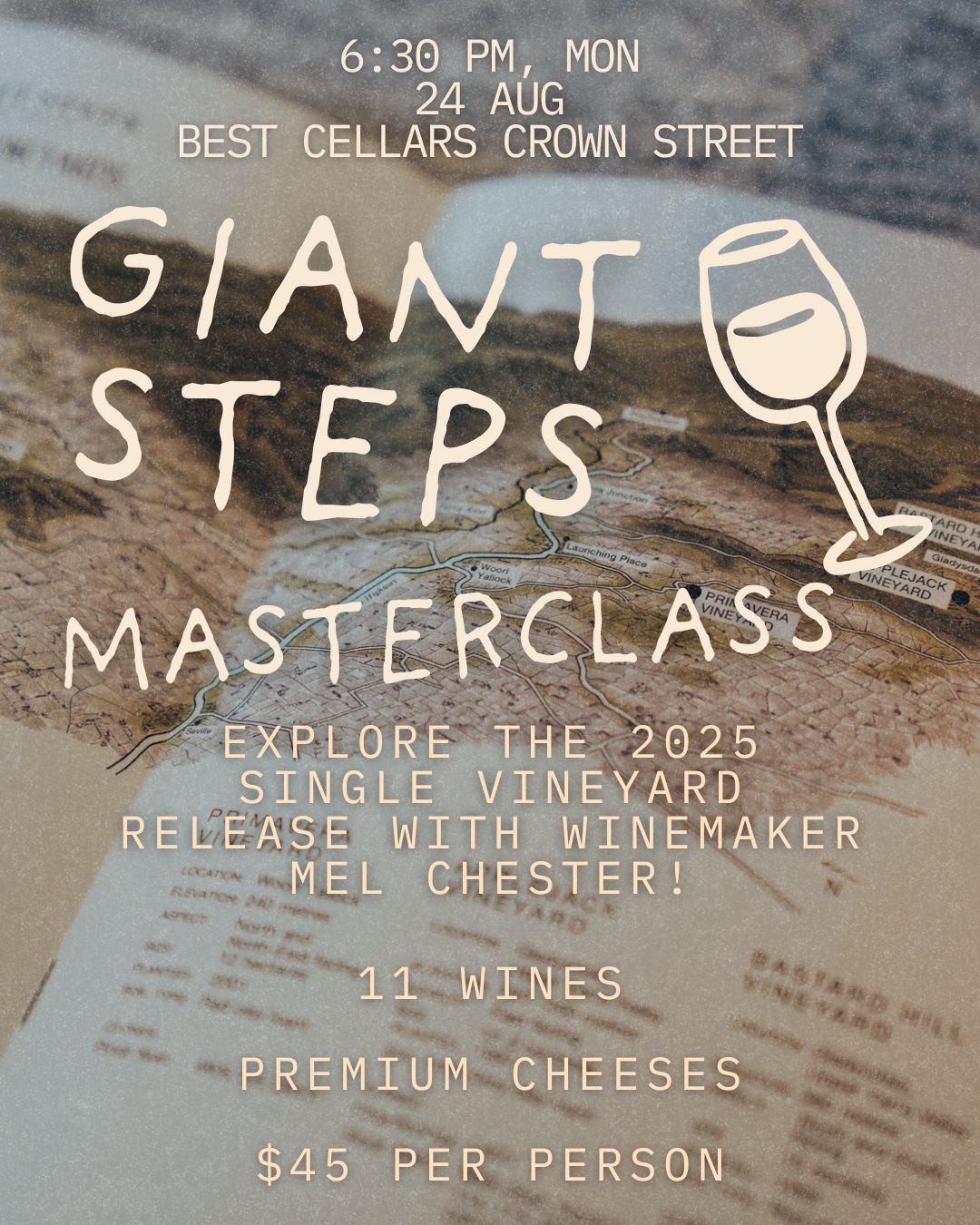 Giant Steps 2025 Single Vineyard Masterclass with Winemaker Mel Chester