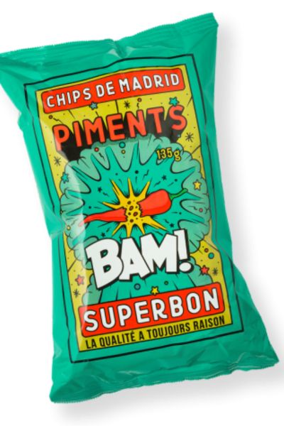 SUPERBON Chips De Madrid Piments (Peppers) 135gr