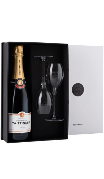 Champagne Taittinger Brut Nv 2 Glass pack