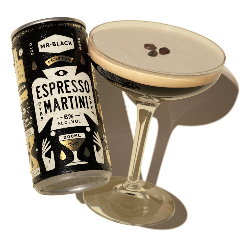 Mr Black Espresso Martini Can 4 Pack
