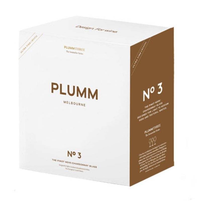 Plumm Three No. 3 Burgundy Glass Twin Pack