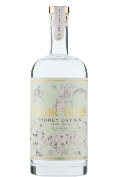 Poor Toms Sydney Dry Gin 700ml